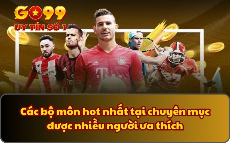 Các bộ môn hot nhất tại chuyên mục được nhiều người ưa thích