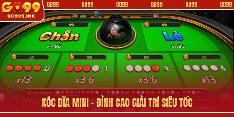 Xóc đĩa mini
